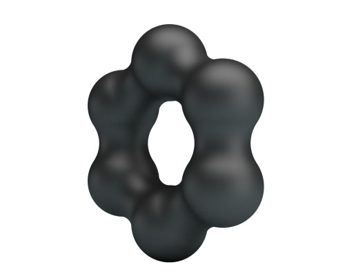 Черное эрекционное кольцо Clauzell