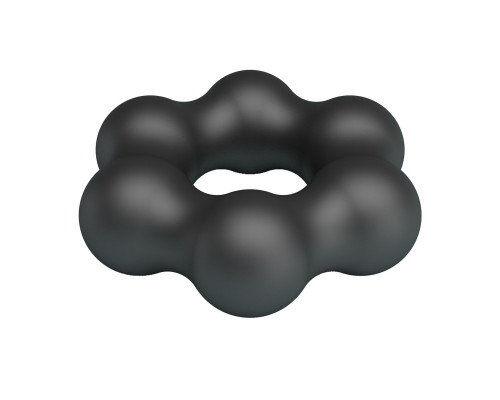 Черное эрекционное кольцо Clauzell