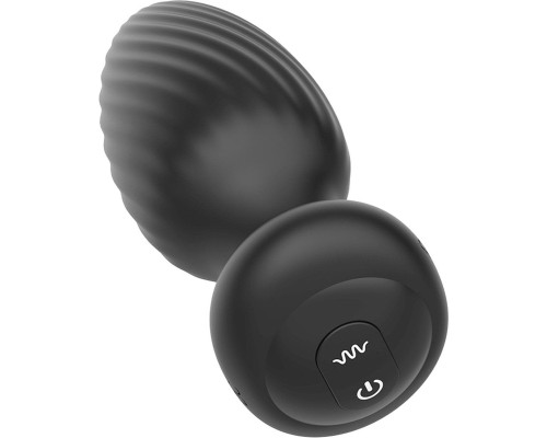 Черная анальная вибровтулка Nexus Tornado Extra Large с функцией вращения