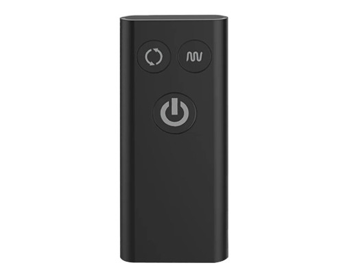 Черная анальная виброёлочка Nexus Tornado Beaded Probe Large с функцией вращения