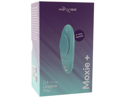 Аквамариновый вибратор We-Vibe Moxie+