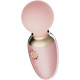 Нежно-розовый мини-вибратор с функцией нагрева Ava