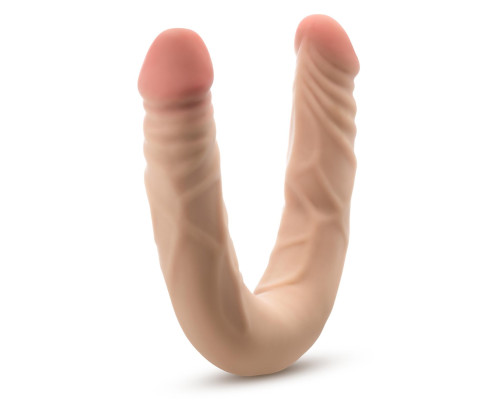 Телесный двусторонний фаллоимитатор 14 Inch Double Dong - 35,6 см.