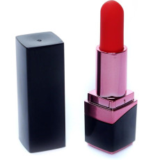 Черный мини-вибратор в форме помады