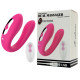 Розовый вибратор для пар с пультом ДУ