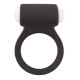 Чёрное эрекционное виброкольцо LIT-UP SILICONE STIMU RING 3 BLACK