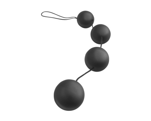 Анальная цепочка из 4 шариков Deluxe Vibro Balls