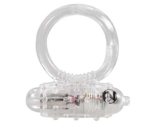 Прозрачное эрекционное виброкольцо Vibro Ring Clear