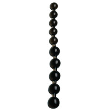 Чёрные анальные бусы Anal Pearls Black - 27,5 см.