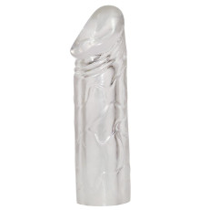 Удлиняющая насадка на пенис Mega Dick Sleeve Transparent