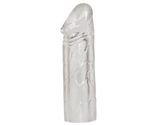 Удлиняющая насадка на пенис Mega Dick Sleeve Transparent