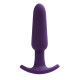 Фиолетовая анальная вибровтулка VeDO Frisky Bunny - 12,8 см.