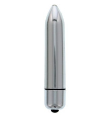 Серебристый мини-вибратор CLIMAX BULLET - 8,5 см.