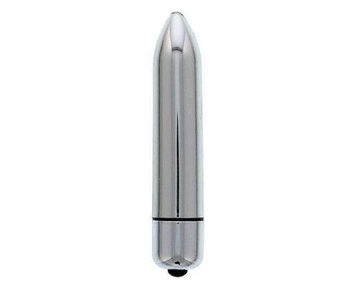 Серебристый мини-вибратор CLIMAX BULLET - 8,5 см.