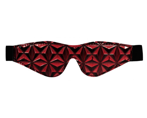 Красно-черная маска на глаза закрытого типа Luxury Eye Mask