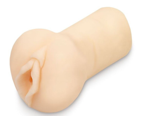 Нежный телесный реалистичный мастурбатор-вагина