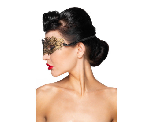 Золотистая карнавальная маска  Денеб