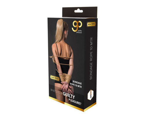 Хлопковая веревка PREMIUM BONDAGE ROPE COTTON - 10 м.