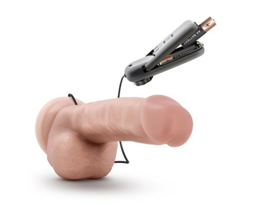 Телесный вибратор-реалистик Dr. Jay  8.75 Inch Vibrating Cock - 22,2 см.