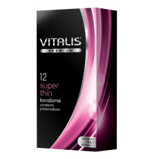 Ультратонкие презервативы VITALIS PREMIUM super thin - 12 шт.