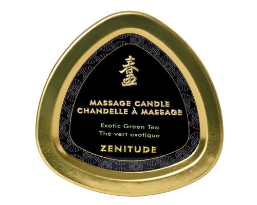 Массажная свеча Exotic Green Tea с ароматом зелёного чая - 170 мл.