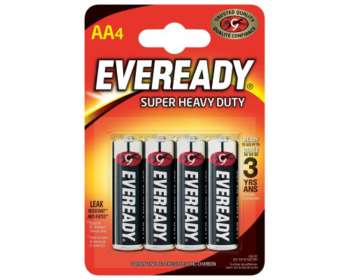 Батарейки EVEREADY SUPER R6 типа AA - 4 шт.