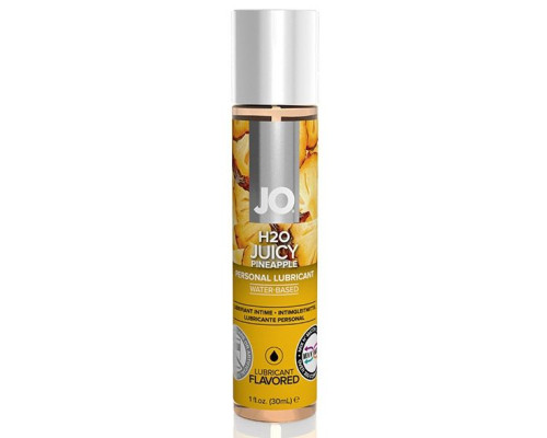 Смазка с ароматом ананаса JO Flavored Juicy Pineapple - 30 мл. Смазка с ароматом ананаса JO Flavored Juicy Pineapple - 30 мл.