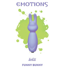 Фиолетовый мини-вибратор с ушками Emotions Funny Bunny Lavender