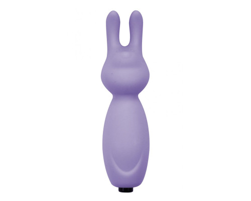 Фиолетовый мини-вибратор с ушками Emotions Funny Bunny Lavender