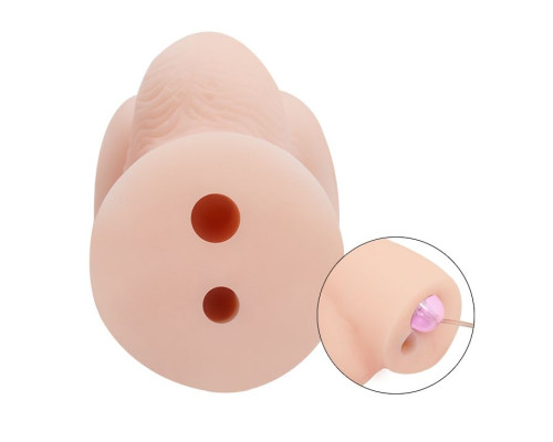 Мастурбатор-вибровагина в форме девушки с пышным бюстом