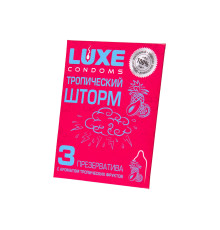Презервативы с ароматом тропический фруктов «Тропический шторм» - 3 шт.