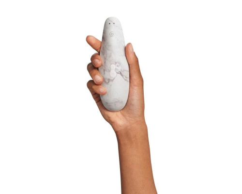 Белый бесконтактный клиторальный стимулятор Womanizer Marilyn Monroe Special Edition