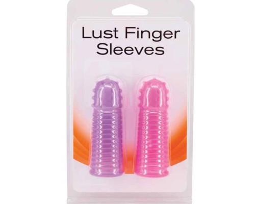Набор из 2 насадок на пальцы Lust Finger Sleeves