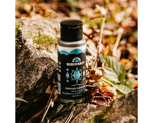 Пролонгирующий интимный лубрикант SIBIRSKIY с ароматом черники и василька - 100 мл.