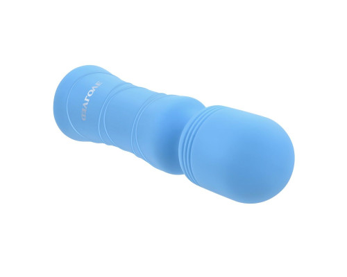 Голубой wand-вибратор Out Of The Blue - 10,5 см.