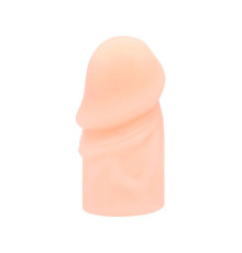 Телесная насадка-удлинитель на пенис фаллической формы - 7,5 см.