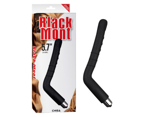 Черный анальный вибратор Rectal Reacher Vibe - 25 см.