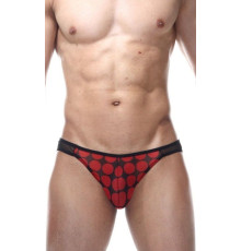 Трусы-слипы в крупный красный горох