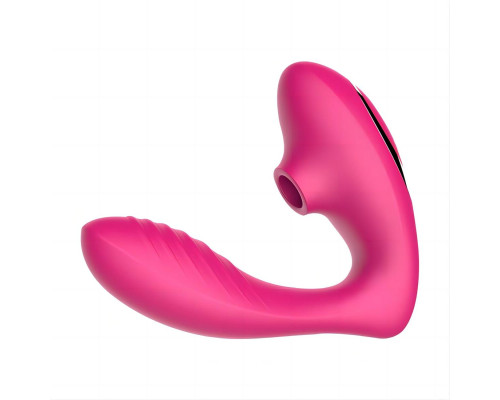 Розовый вибромассажер Clitoral Sucking Vibrator OG для стимуляции клитора и точки G