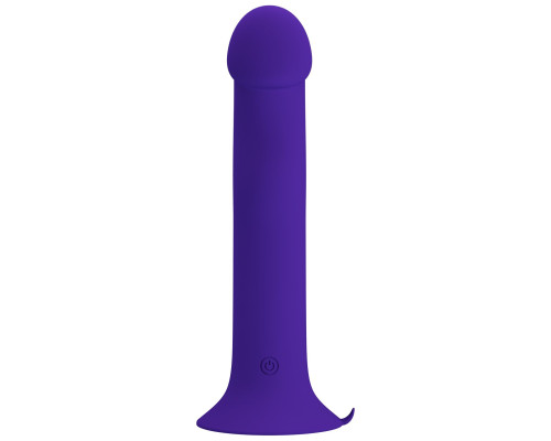 Фиолетовый вибратор с режимом боковой пульсации Murray-Youth - 19 см.