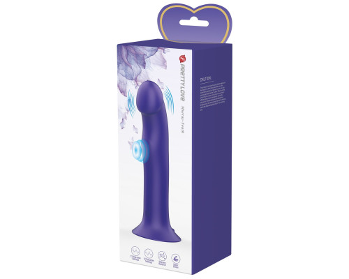 Фиолетовый вибратор с режимом боковой пульсации Murray-Youth - 19 см.