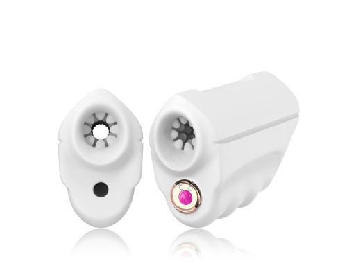 Белый вибромастурбатор Mini Masturbator