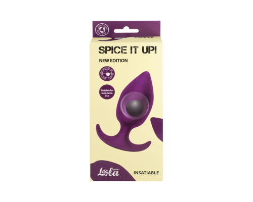 Фиолетовая пробка со смещенным центром тяжести Insatiable - 10,5 см.