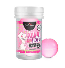 Лубрикант на силиконовой основе с эффектом вибрации Xana Loka Hot Ball (2 шарика по 3 гр.)