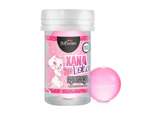 Лубрикант на силиконовой основе с эффектом вибрации Xana Loka Hot Ball (2 шарика по 3 гр.)