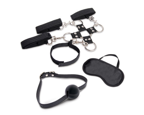 Набор для фиксации из 7 предметов Hogtie   Ball Gag Kit