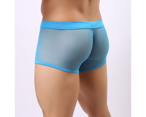 Мужские трусы-боксеры из сетки Cockcon Unzip-Me Boxer с пикантным принтом