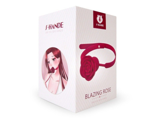 Розовый виброкляп Blazing Rose