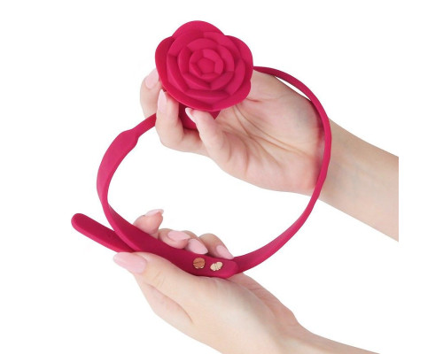 Розовый виброкляп Blazing Rose