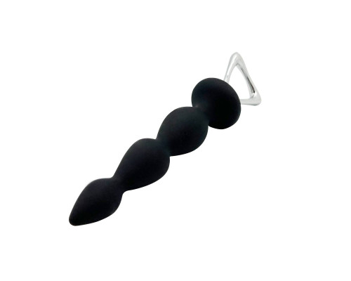 Черная анальная ёлочка Arrow - 20,1 см.